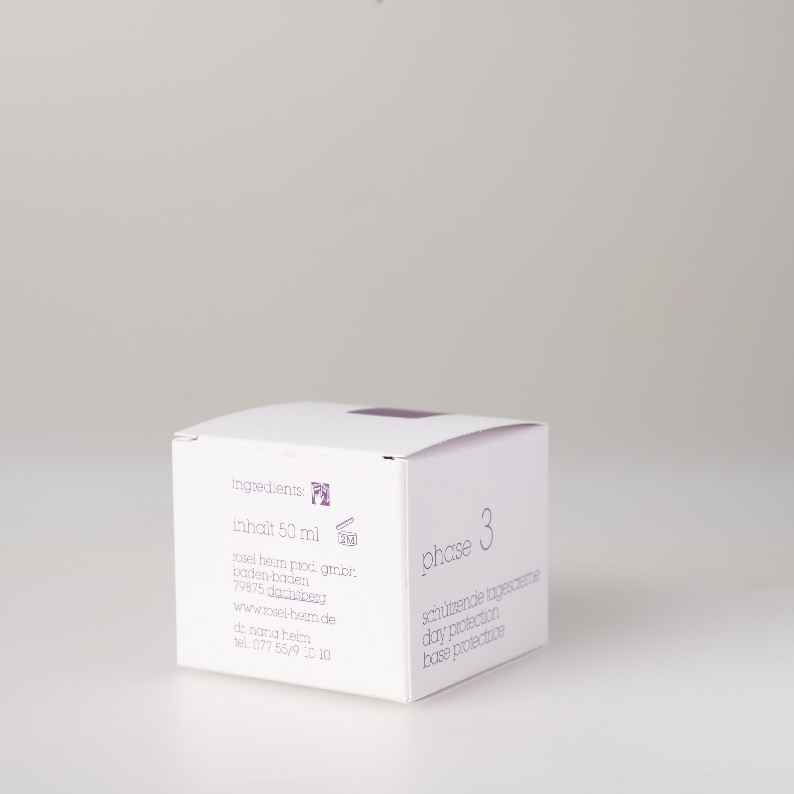schützende Tagescreme Tiegel 50ml – Bild 2