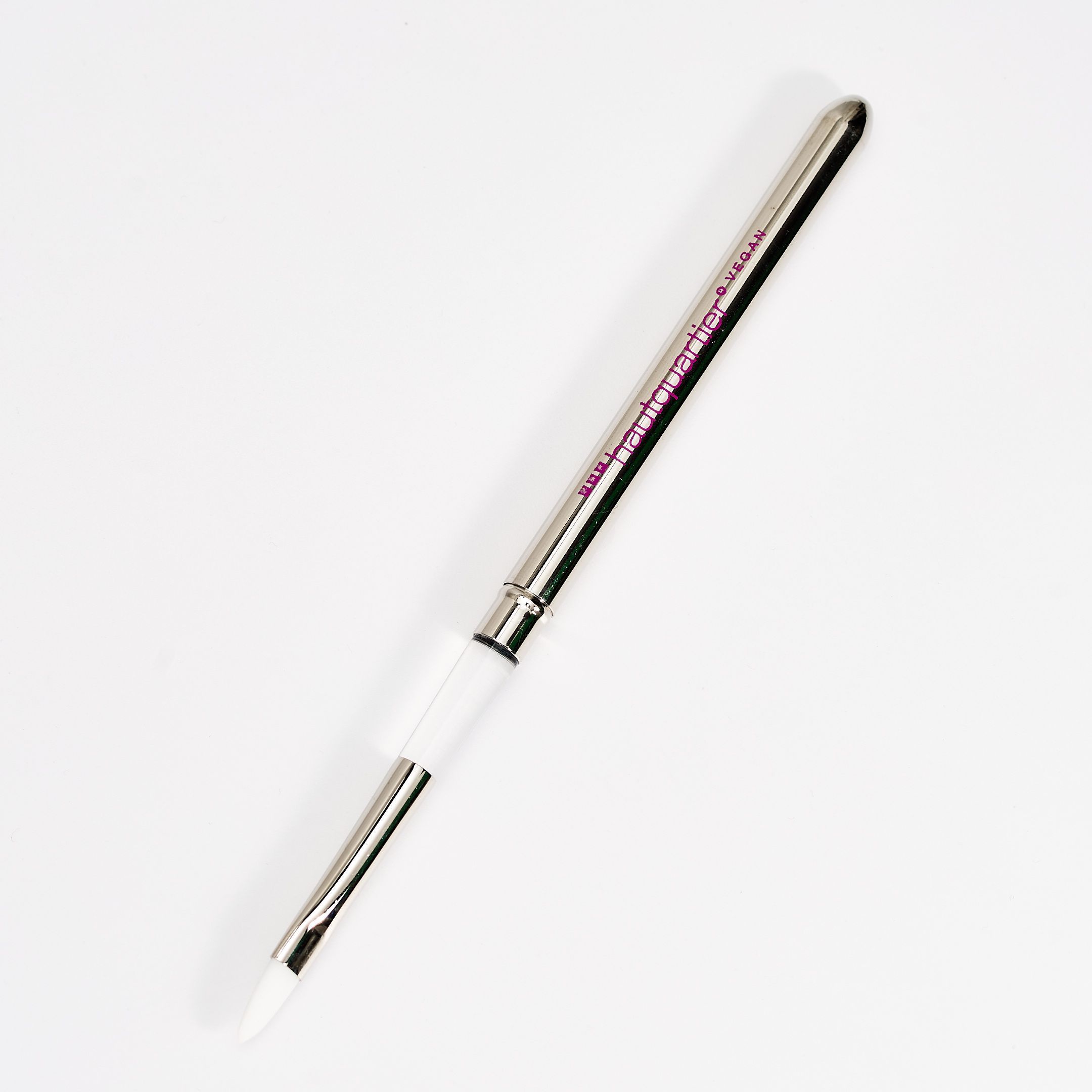 Pinsel ToGo No. 25 // Lippenpinsel Weiß // hautquartier vegan