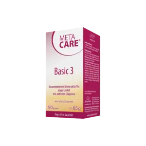 META-CARE®  Basic 3  Basenbildende Mineralsalze // 65g /  90 Kapseln