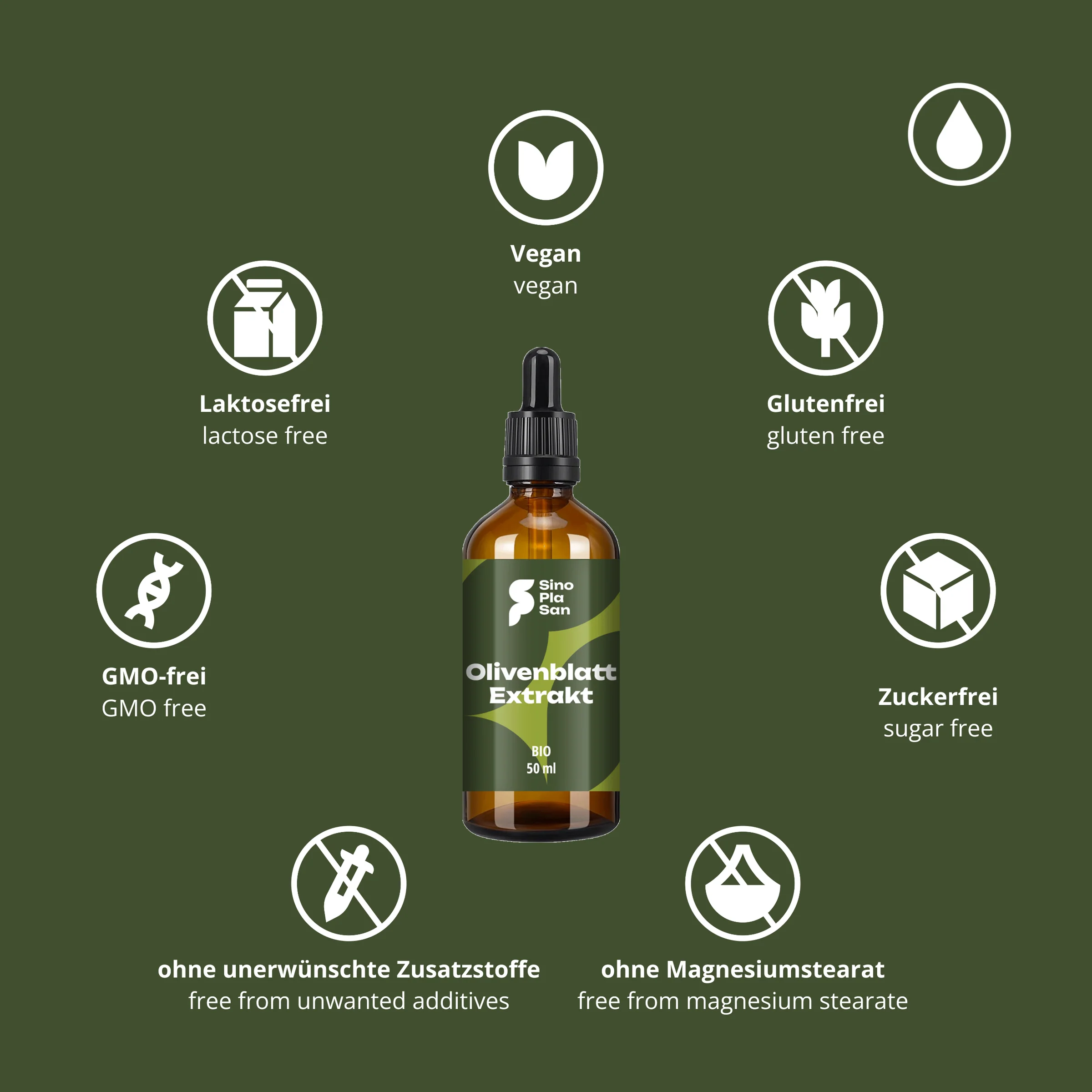 Olivenblattextrakt BIO FORTE 50ml – Bild 3