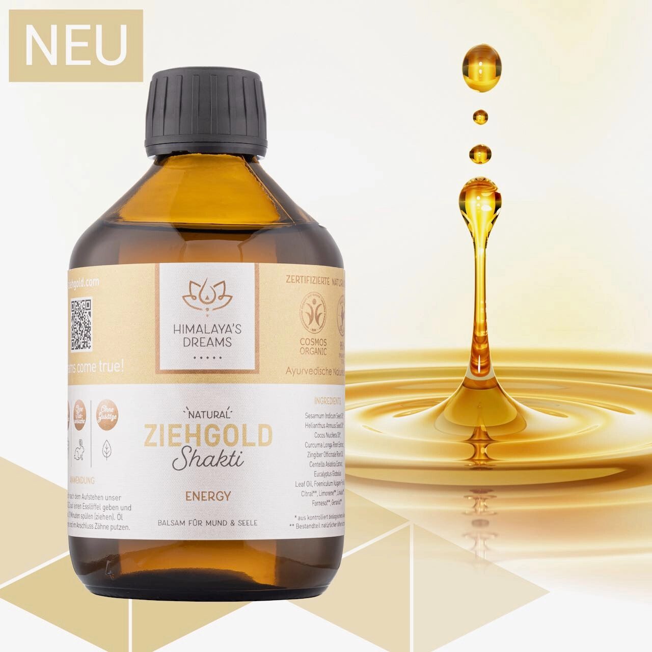 Ayurveda Ziehgold SHAKTI - Energy - 250ml