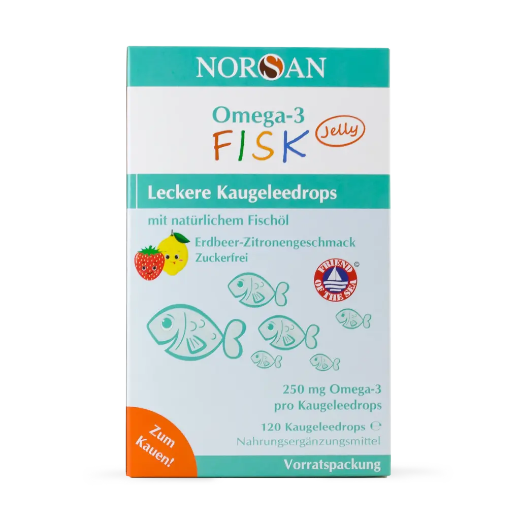 Omega-3 FISK Jelly 204 g / 120 Kaugeleedrops